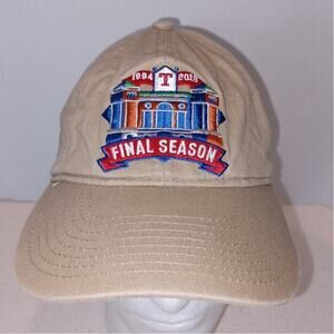 Texas Rangers The Final Season Ballpark at Arlington Hat Cap